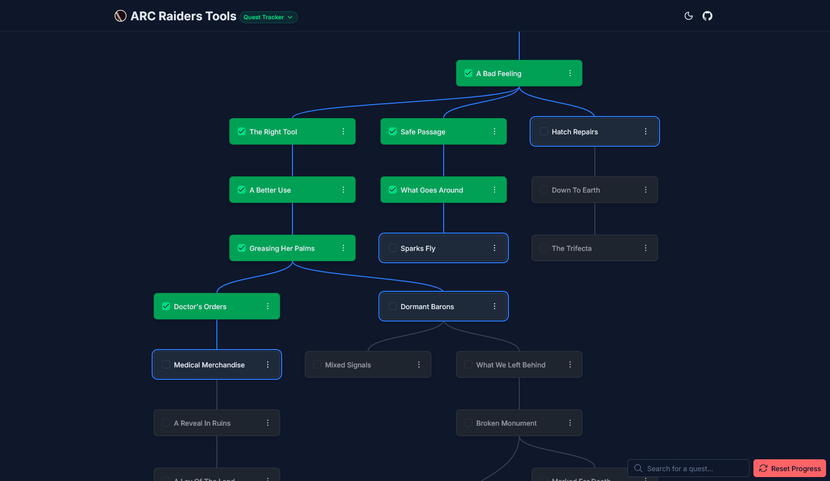 ARC Raiders Quest Tracker